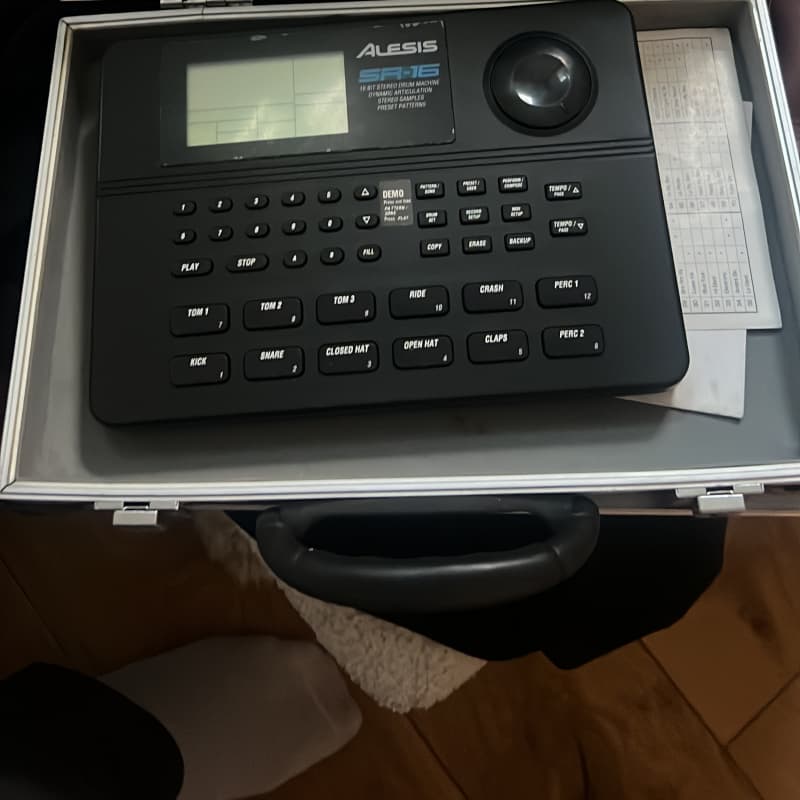 2010s Alesis SR-16 Drum Machine Black