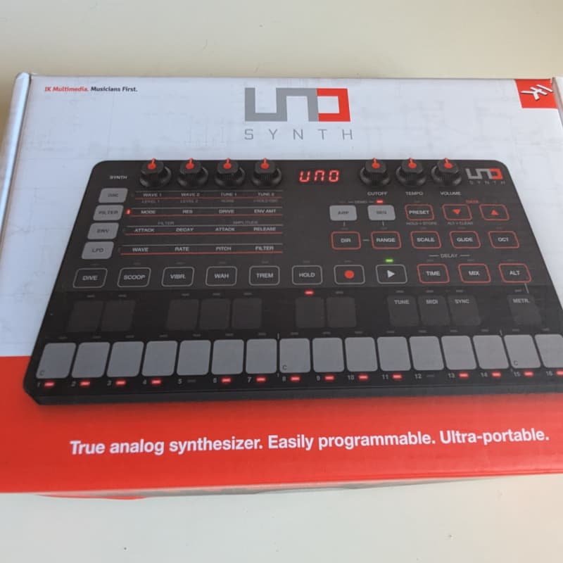 2018 - Present IK Multimedia UNO Analog Synth Black