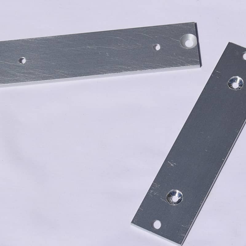 2018 SynthRacks EuroRack Side Cheeks Silver Anodised Aluminium