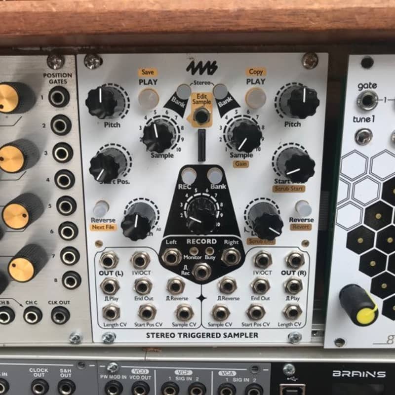 2010s 4MS STS Stereo Triggered Sampler White