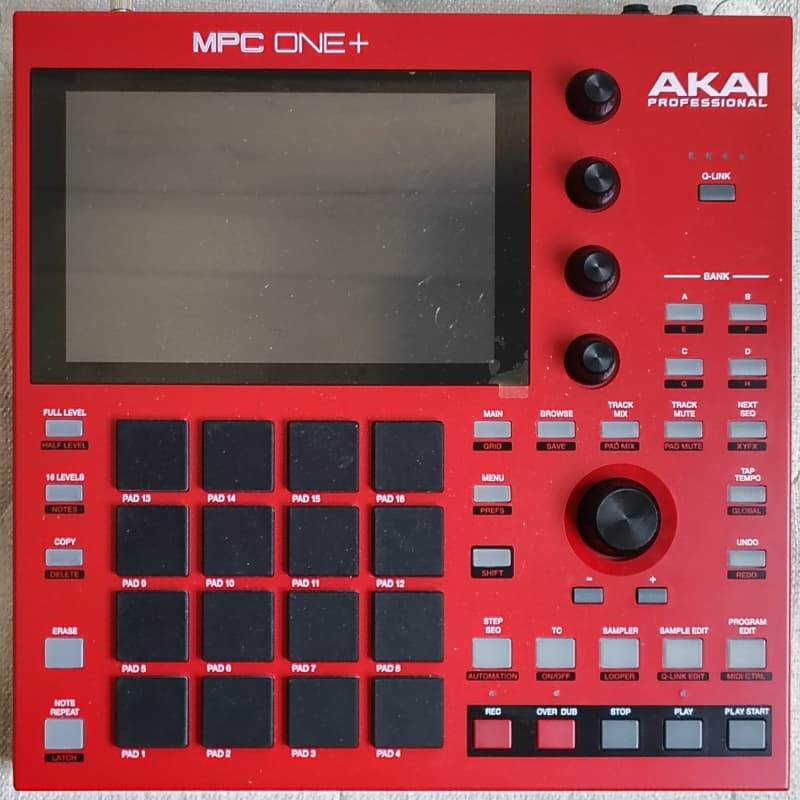 2023 - Present Akai MPC One + Standalone MIDI Sequencer Red
