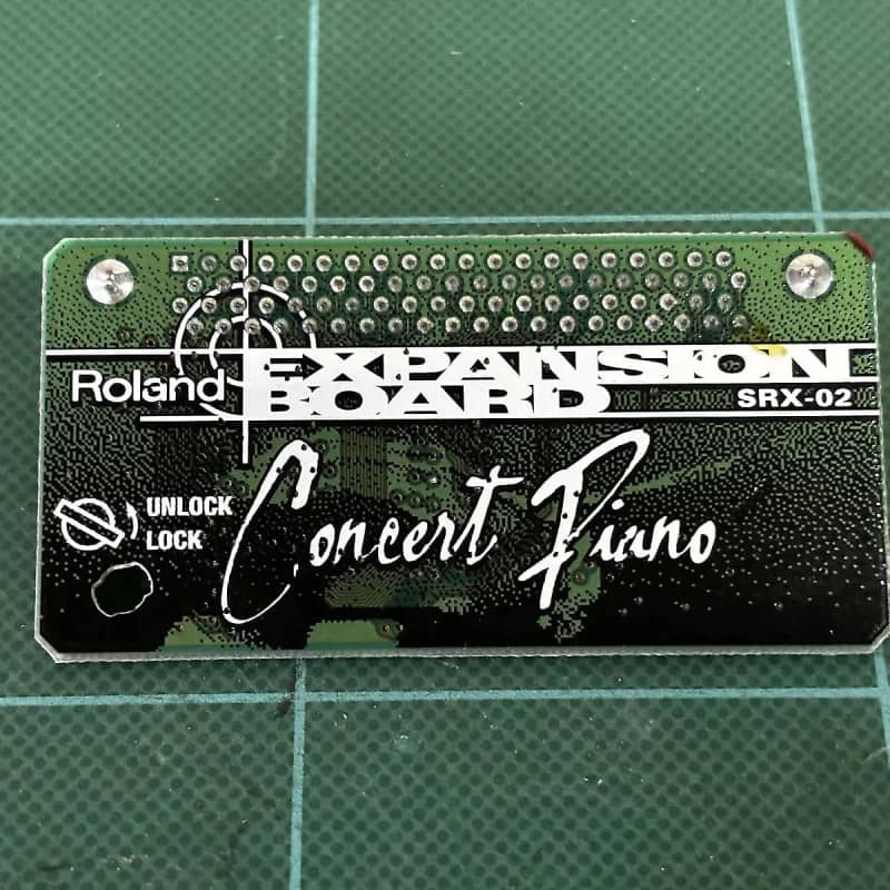 2000s Roland SRX-02 Concert Piano Expansion Board Green