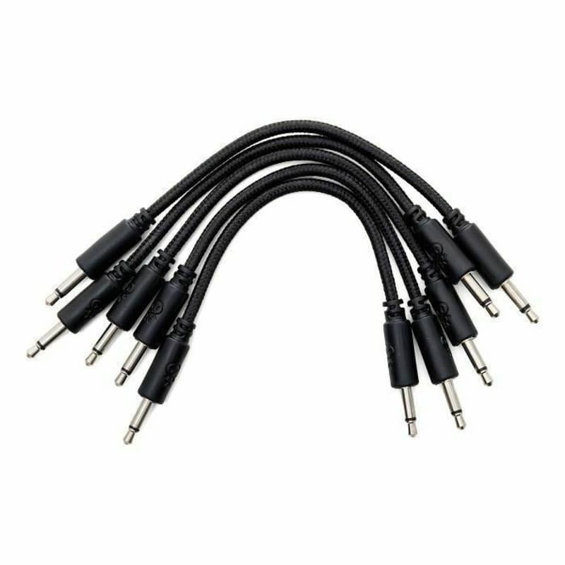 Erica Synths 10cm Braided Eurorack Patch Cables (, pack of 5) ...