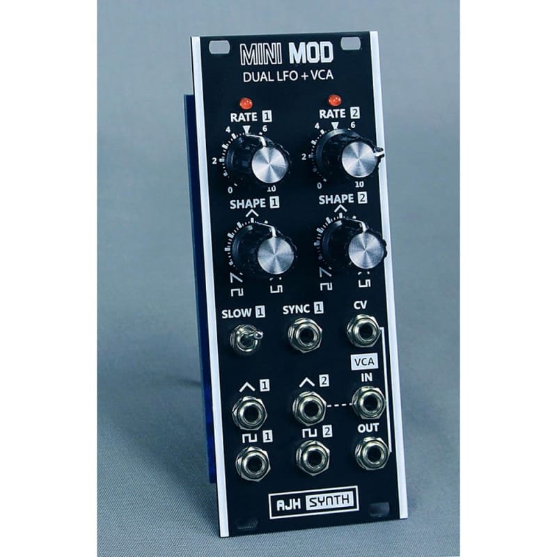 AJH Synth AJH Synth MiniMod Dual LFO + VCA Eurorack Module (Bl...