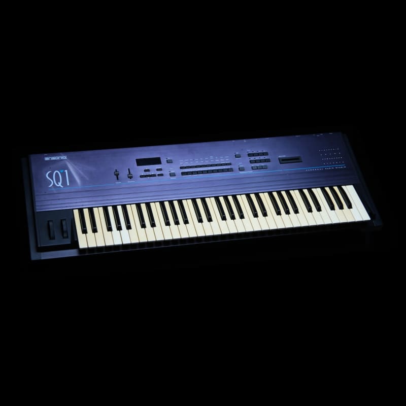 1980s Ensoniq SQ-1 Digital Synthesizer Black