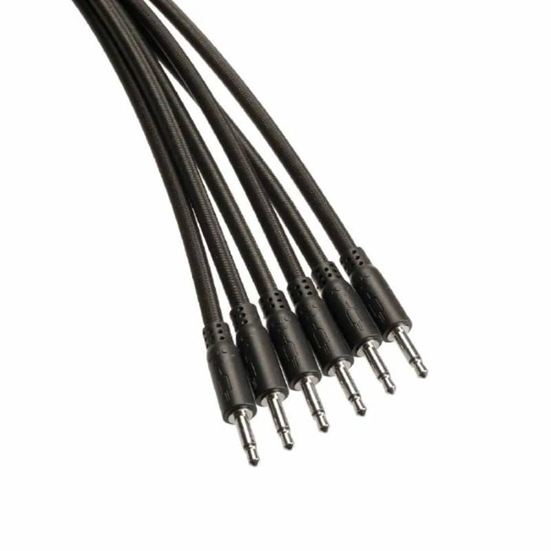 Synth Cables Cables Braided 3.5mm TS Male Patch Cables (black/...