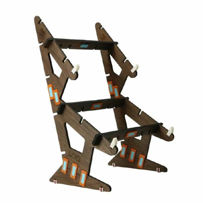 LOCI LOCI Doubl2 2.0 2-Tier Synthesiser Interlocking Stand (wa...