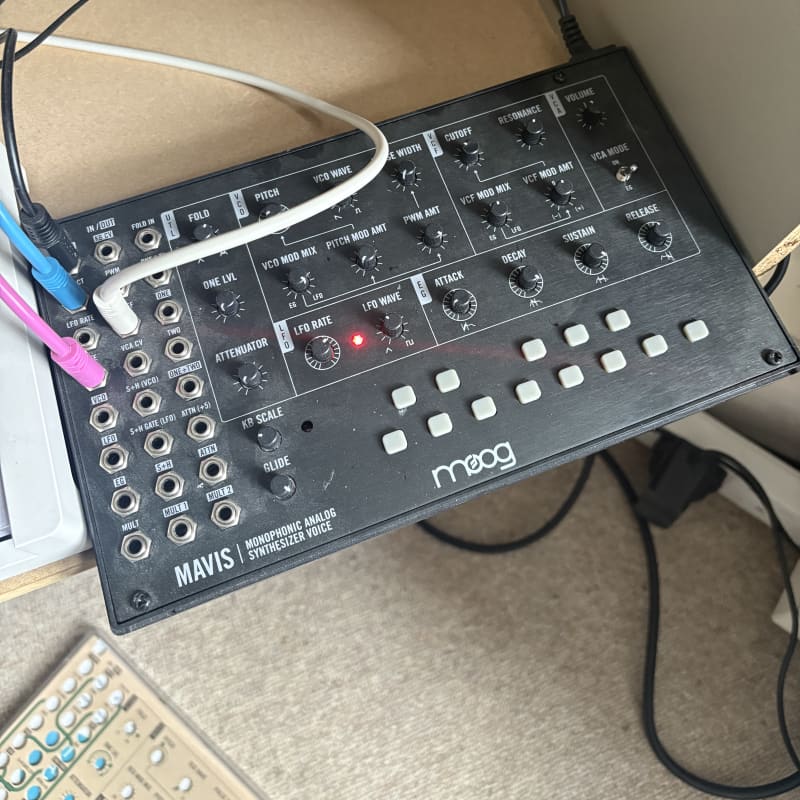 2022 - Present Moog Mavis Monophonic Analog Synthesizer Voice ...
