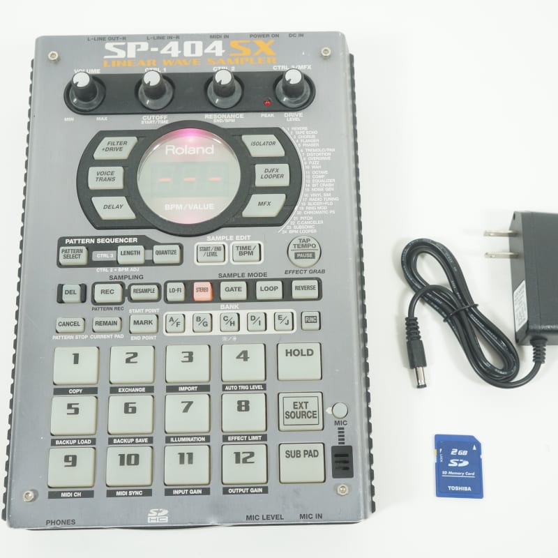 2009 - 2017 Roland SP-404SX Linear Wave Sampler Black