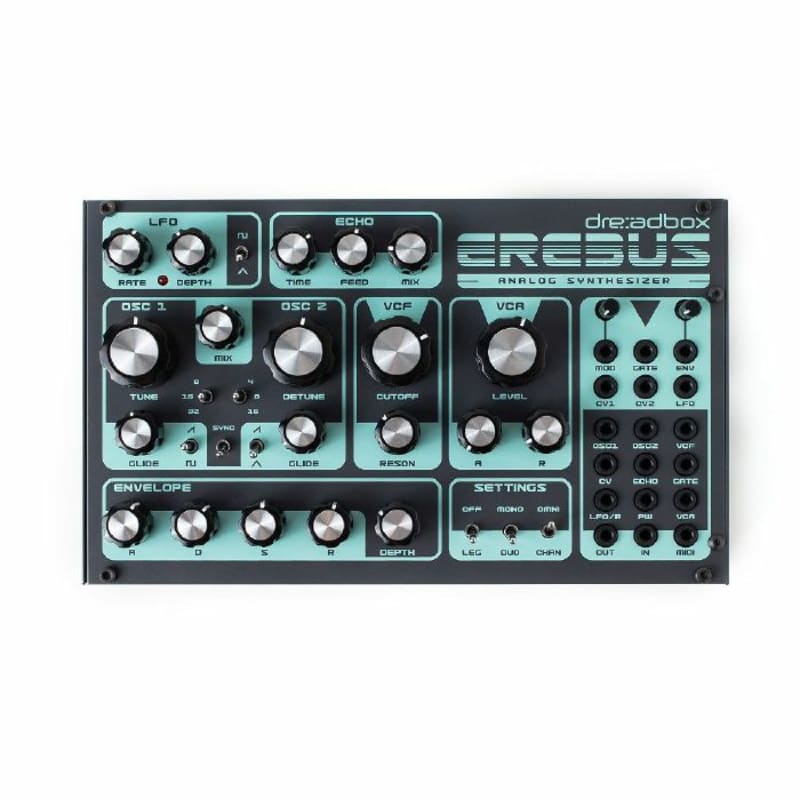 Dreadbox Erebus v1 Analogue Paraphonic Desktop Synthesiser (bl...