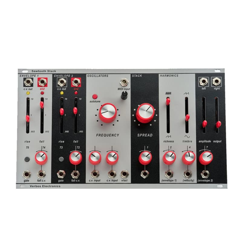 Verbos Electronics Sawtooth Stack Eurorack Voice Module Synth