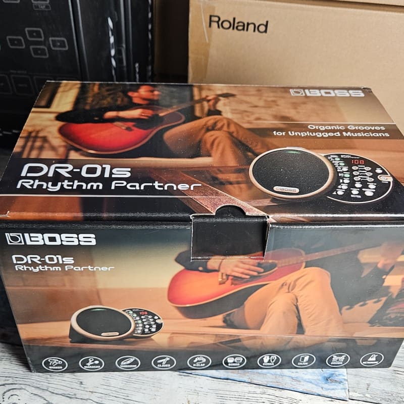 2017 - 2018 Boss DR-01S Rhythm Partner Drum Machine Tan