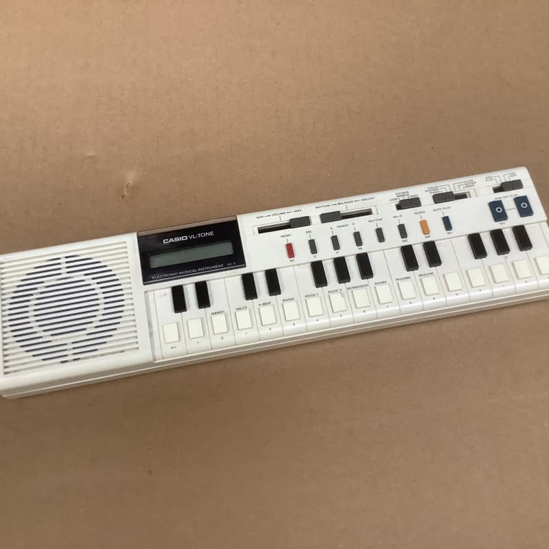 1979 - 1984 Casio VL-1 VL-Tone 29-Key Synthesizer Keyboard White