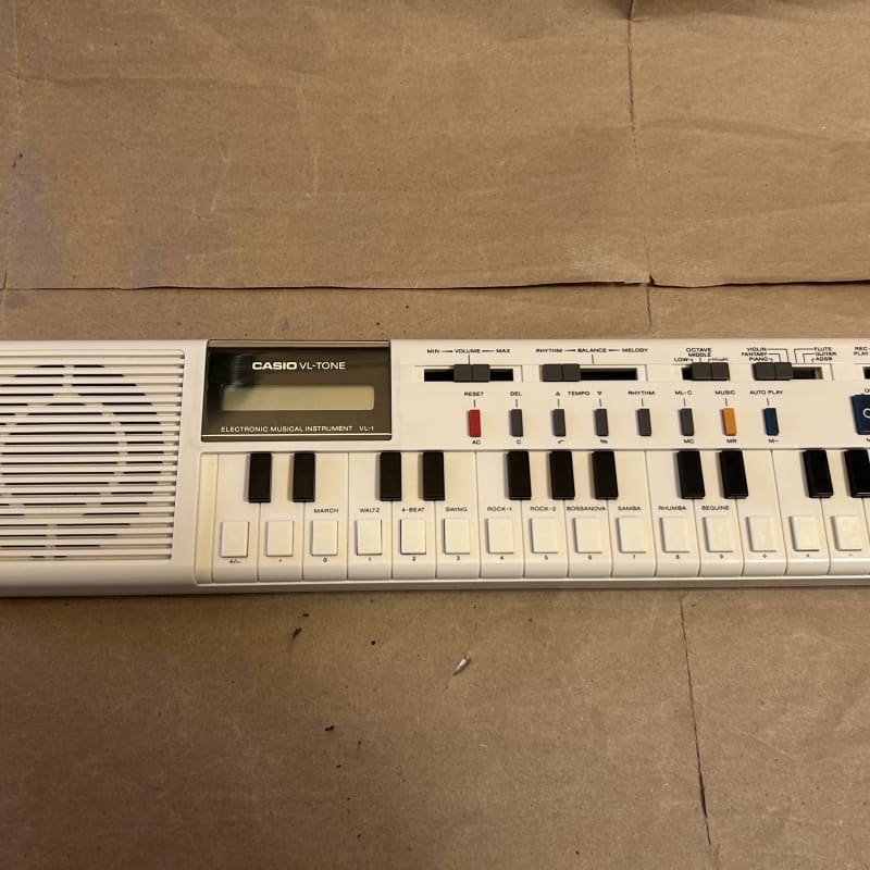 1979 - 1984 Casio VL-1 VL-Tone 29-Key Synthesizer Keyboard White