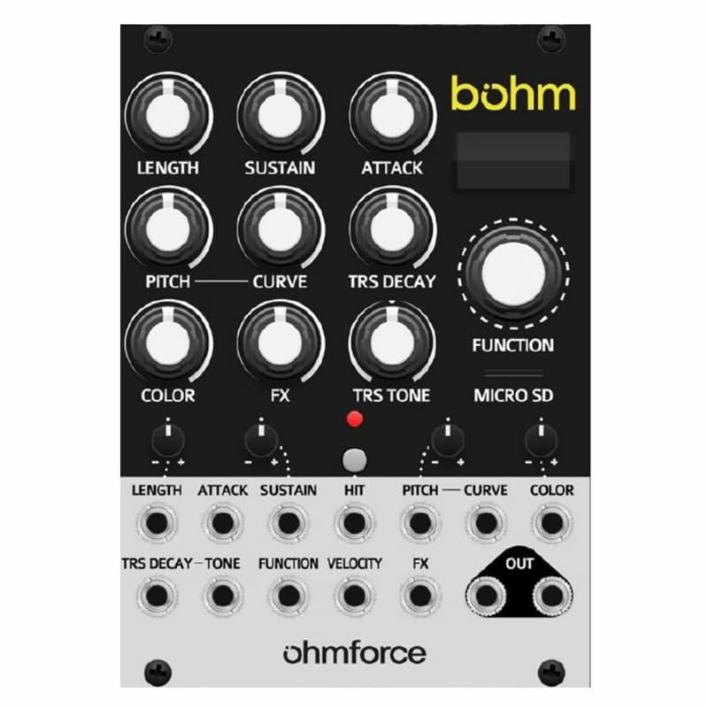 Ohm Force Bohm Stereo Dual-Voice Kick Synthesiser Module Synth