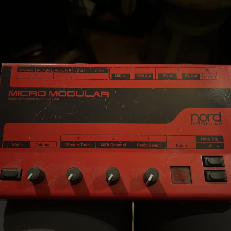 1997 - 2003 Nord Micro Modular Desktop Virtual Synthesizer Red