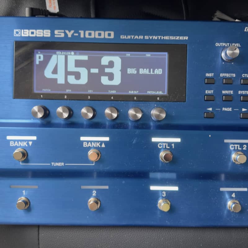 2020 - Present Boss SY-1000 Guitar Synthesizer Blue