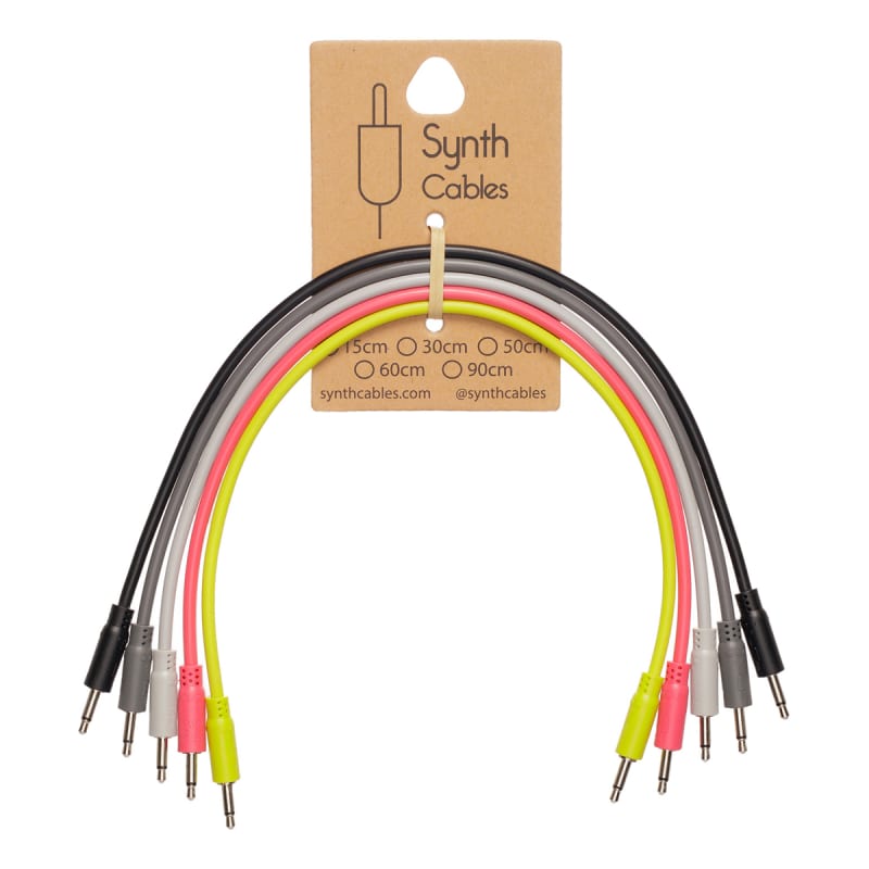 Synth Cables Synth Cables Eurorack Patch Cables (5 x Mixed Col...