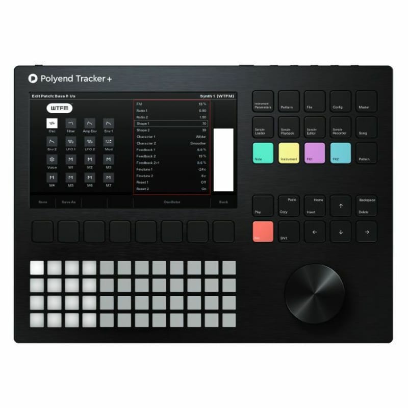 Polyend Tracker+ 16-Track Stereo Sampler/Drum Machine/Synthesi...