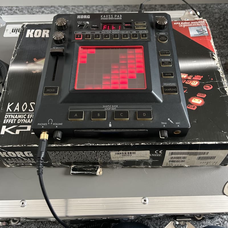 2000s Korg KP3 Kaoss Pad 3 Dynamic Effect / Sampler Black