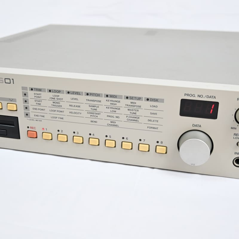 1993 Akai S01 MIDI Digital Sampler White