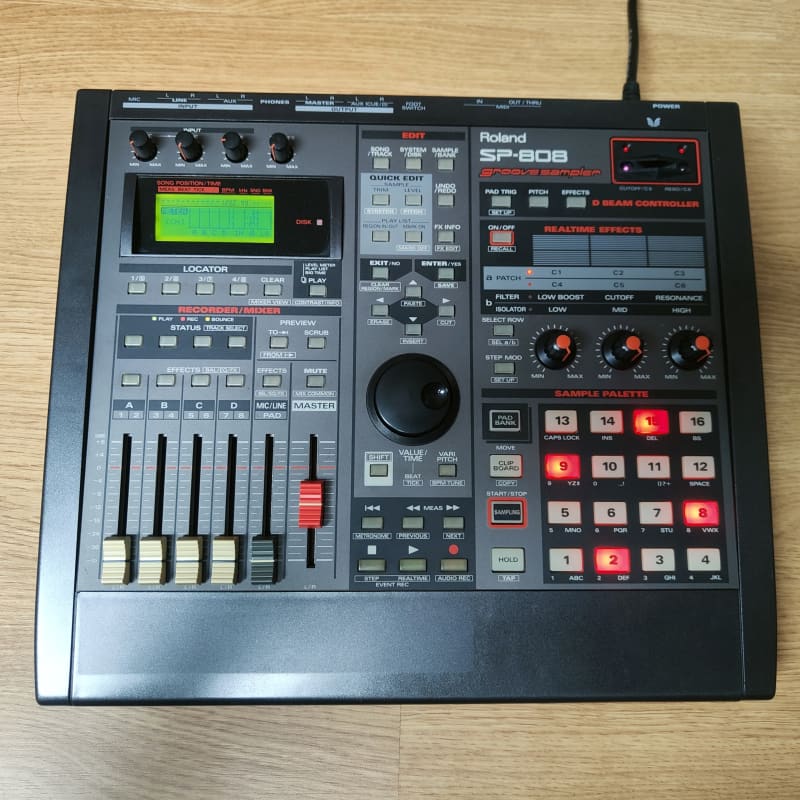 2000s Roland SP-808 Groove Sampler Black