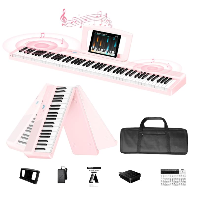 2025 TERENCE Keyboard Piano 88 Keys V50 Digital Piano Weighted...