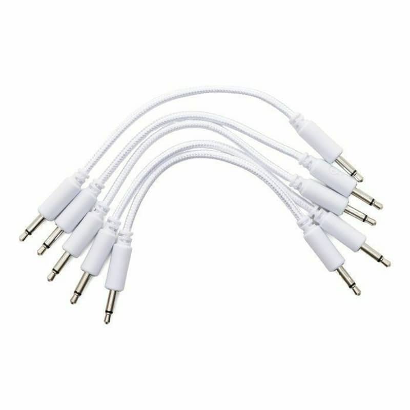Erica Synths 10cm Braided Eurorack Patch Cables (, pack of 5) ...