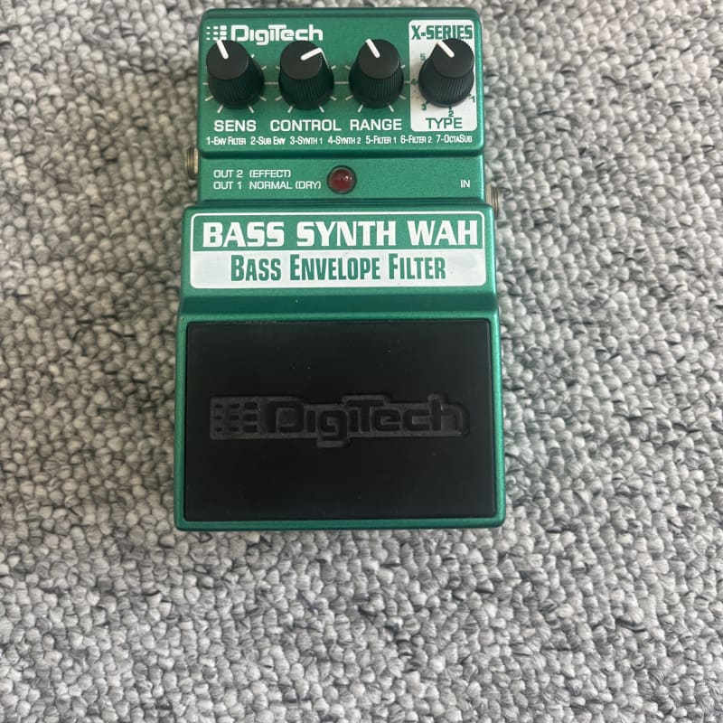 2010s DigiTech X-Series Bass Synth Wah Envelope Filter Green