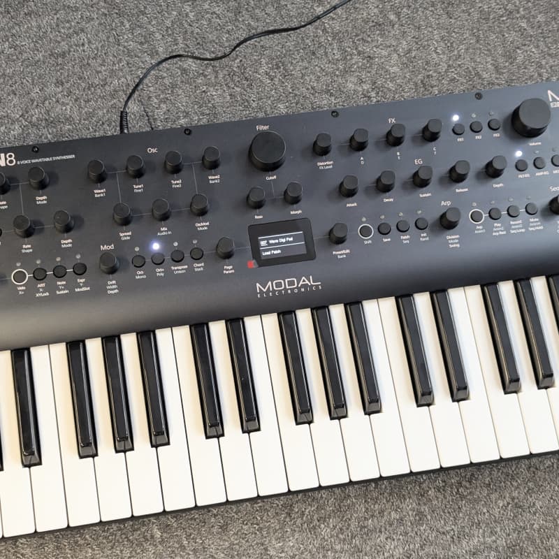 2020 Modal Electronics Argon8 8 Voice 37-Key Wavetable Synthes...