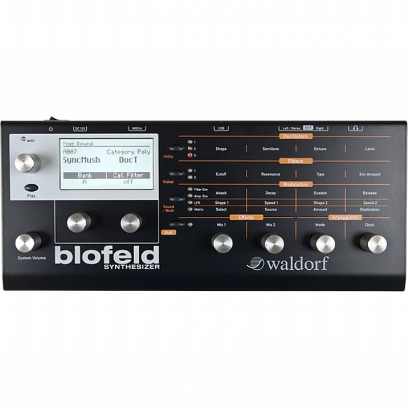 Waldorf Blofeld Desktop Synthesizer ( edition, black) Shadow