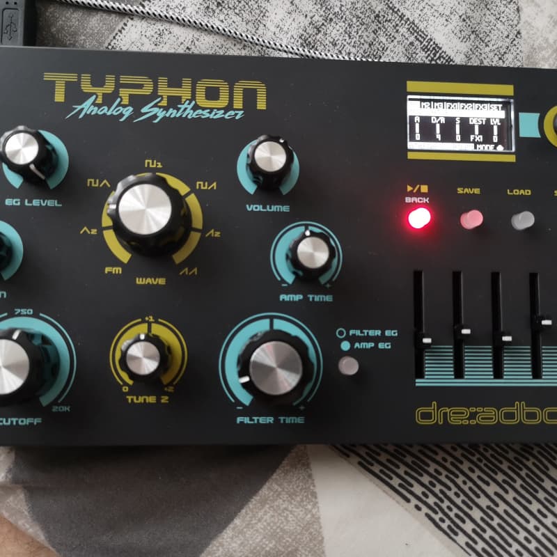 2020 - 2021 Dreadbox Typhon Analog Synthesizer Black