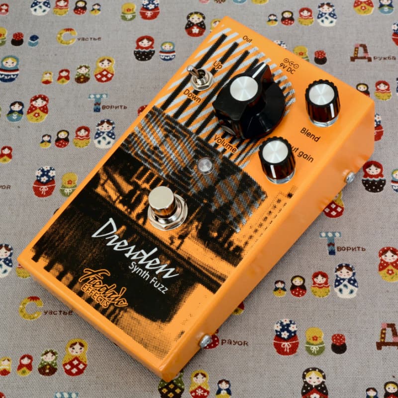 2023 Fredric Effects Dresden Synth Fuzz MkII Yellow