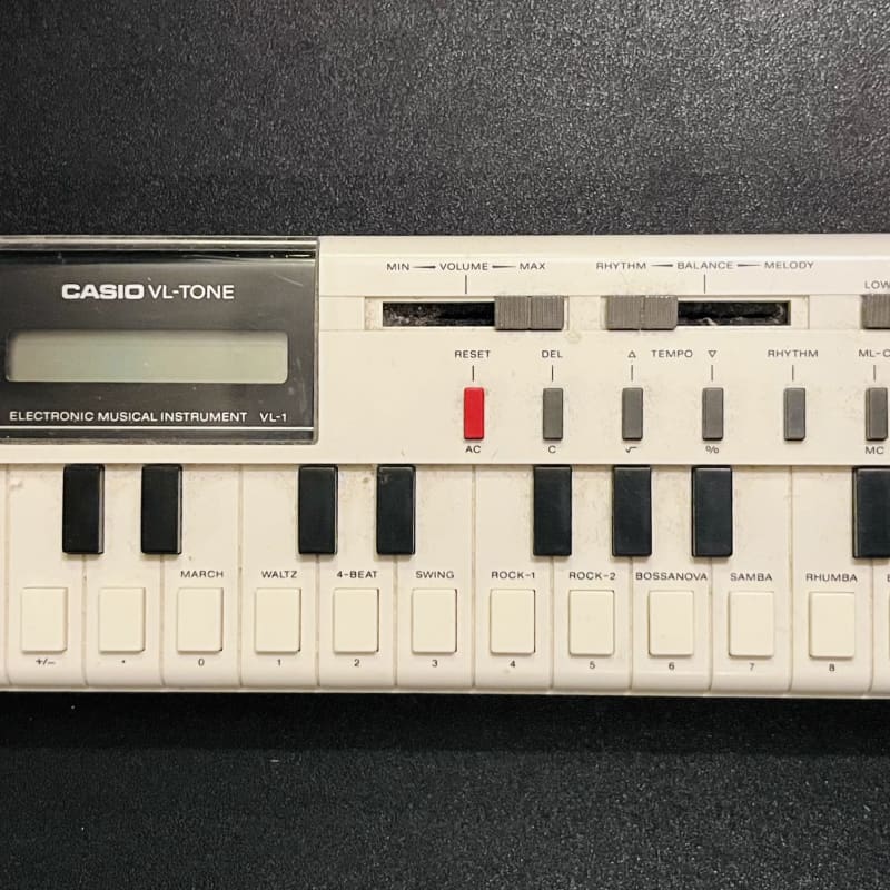 1979 - 1984 Casio VL-1 VL-Tone 29-Key Synthesizer Keyboard White