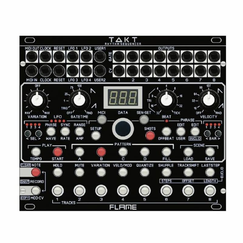 Flame Takt Rhythm Sequencer Module Flame