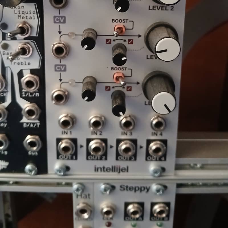 2017 - Present Intellijel Quad VCA Eurorack Synth Module White