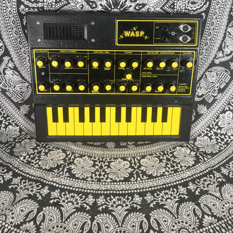 1978 - 1981 EDP Wasp 25-Key Analog Synthesizer Black
