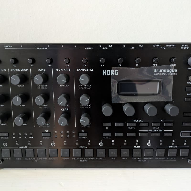2022 - Present Korg Drumlogue Hybrid Drum Machine Black