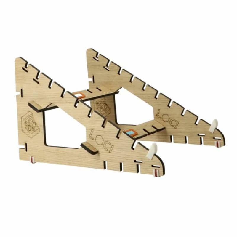 LOCI LOCI 2.0 Single-Tier Synthesiser Interlocking Stand (oak)...