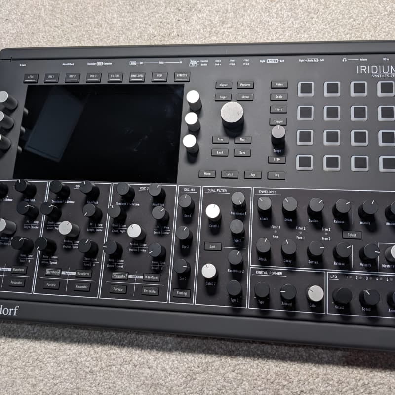 2020 - Present Waldorf Iridium Desktop Synthesizer Black