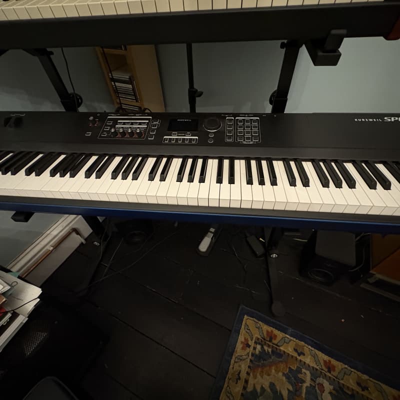 2023 Kurzweil SP6 88-Key Digital Stage Piano Black Blue