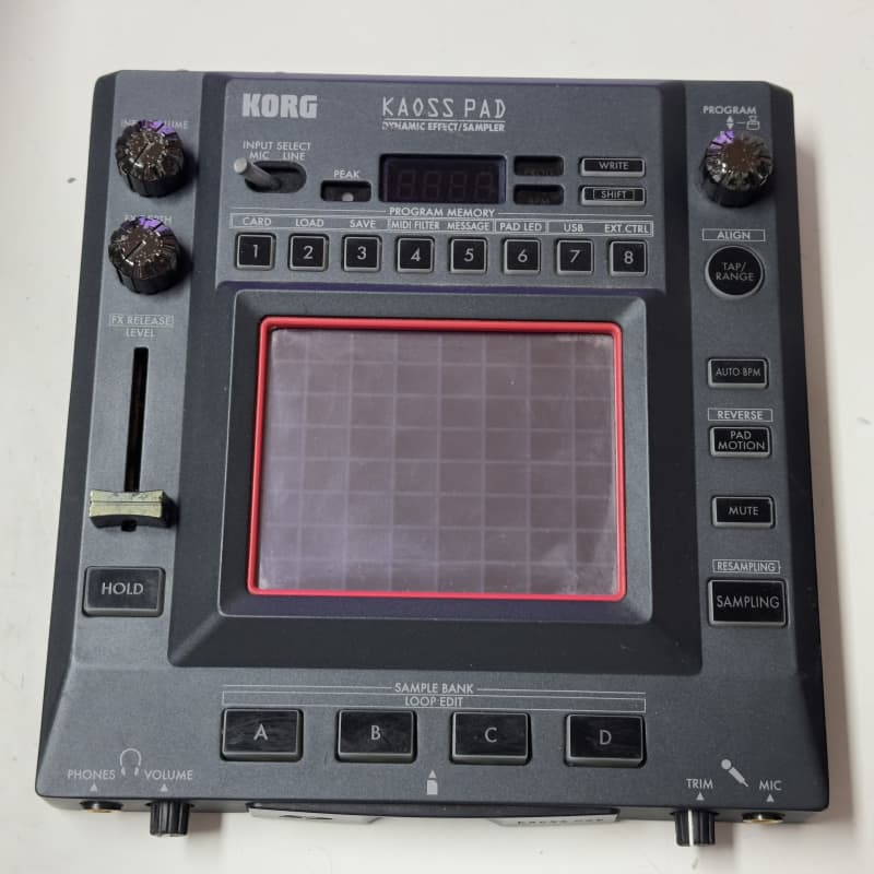 2000s Korg KP3 Kaoss Pad 3 Dynamic Effect / Sampler Black