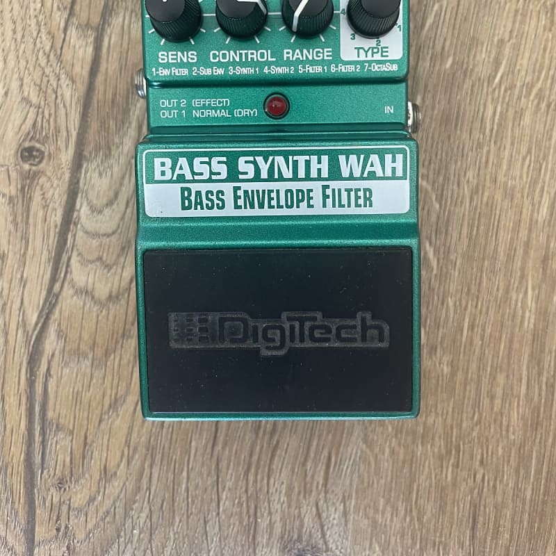2010s DigiTech X-Series Bass Synth Wah Envelope Filter Green