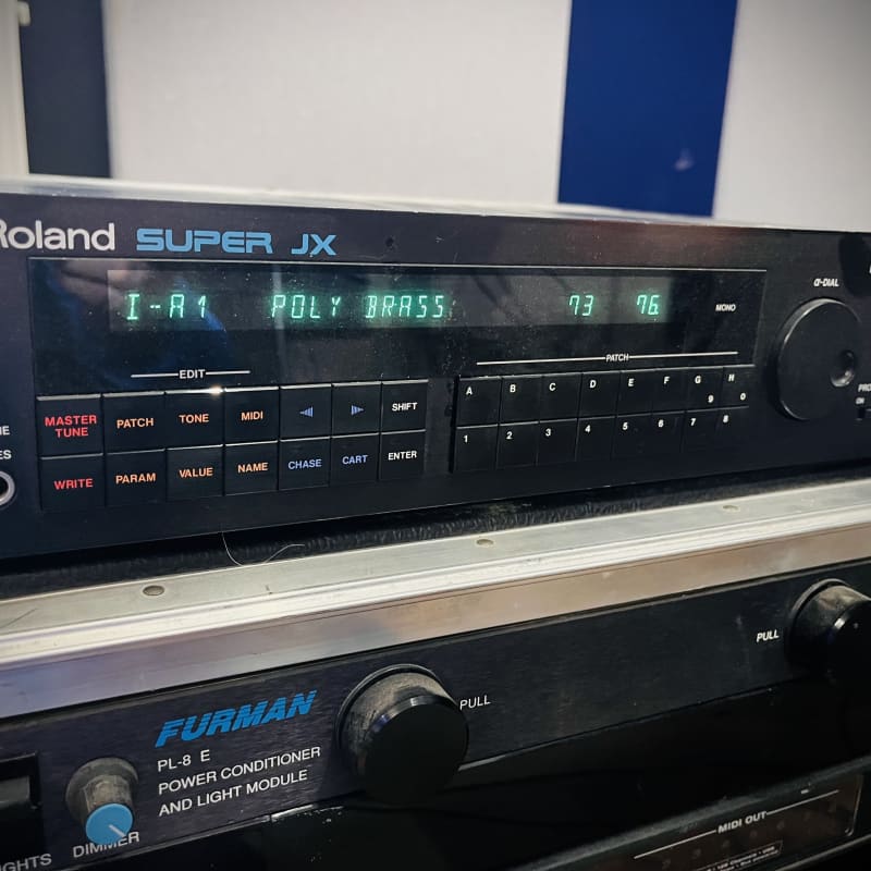 1986 - 1990 Roland MKS-70 Rackmount Analog Synthesizer Black