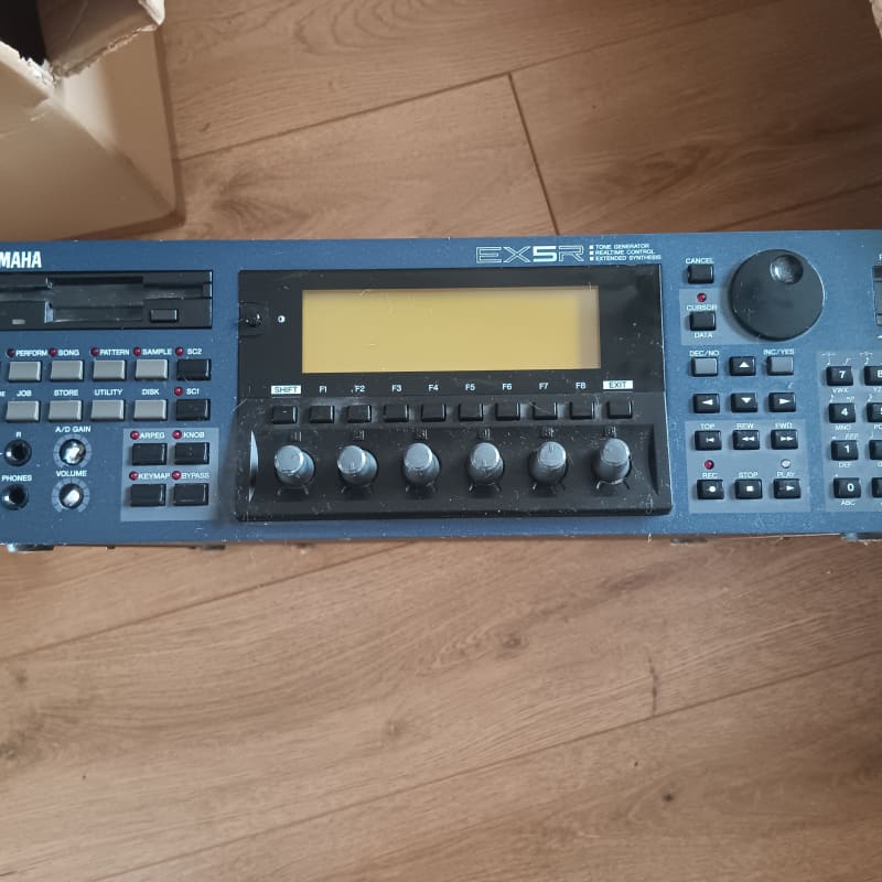 1998 Yamaha EX5R Realtime Control Synthesizer Blue