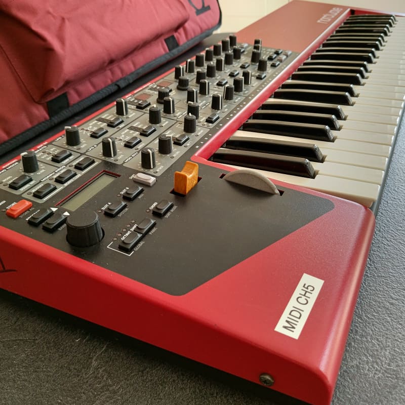 2007 - 2013 Nord Wave 49-Key 18-Voice Polyphonic Synthesizer Red