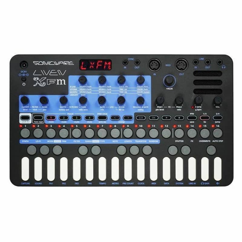 Sonicware LIVEN XFM Multi-Track FM Synthesiser & Groovebox...