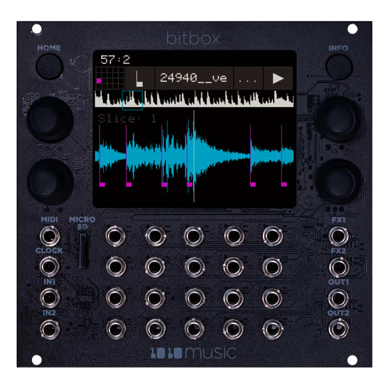 1010 Music 1010 Music BitBox MK2 Eurorack Sampler Module (Blac...