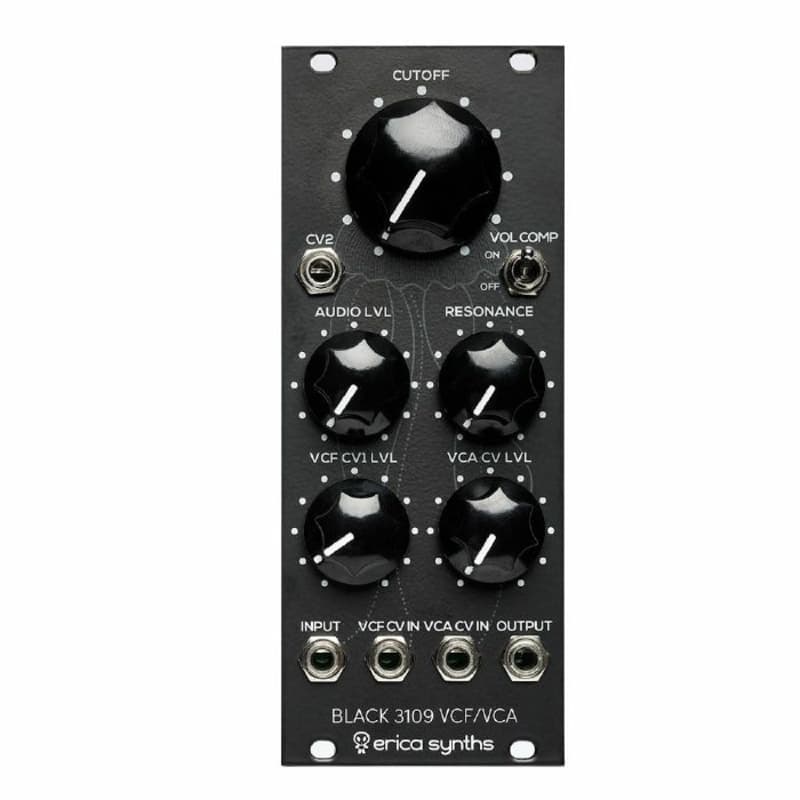 Erica Synths 3109 VCF/VCA Series Module Black