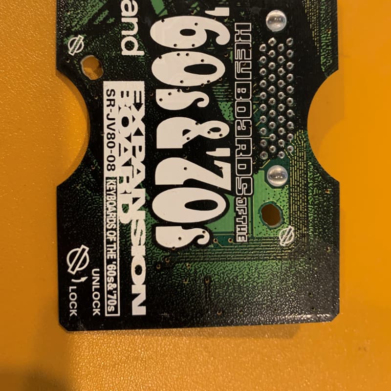 1990s Roland SR-JV80-08 Keyboards Of The '60s & '70s Expan...